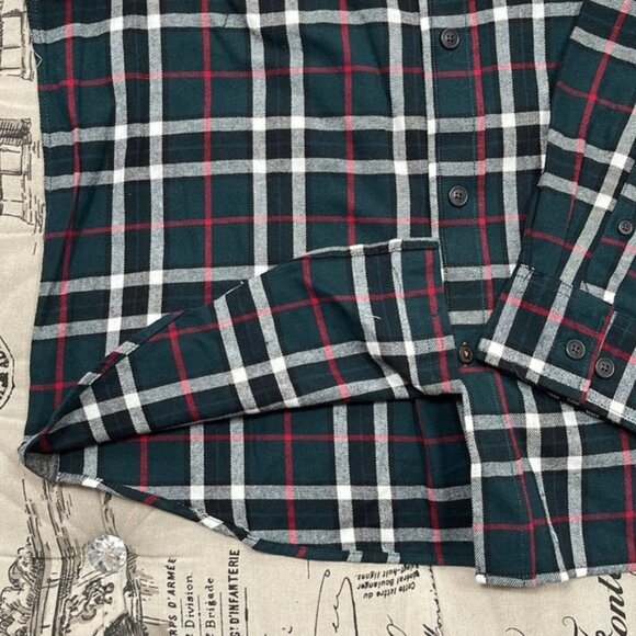 Weatherproof Plaid Print Regular Fit Flannel Shirt - Picture 5 of 8